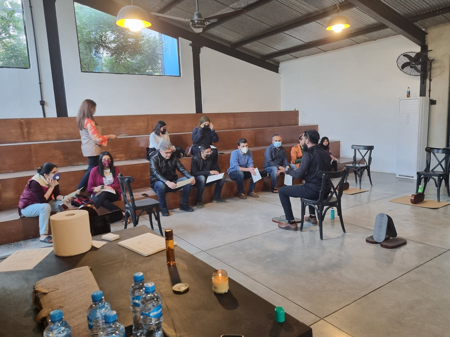 Sadhu group session